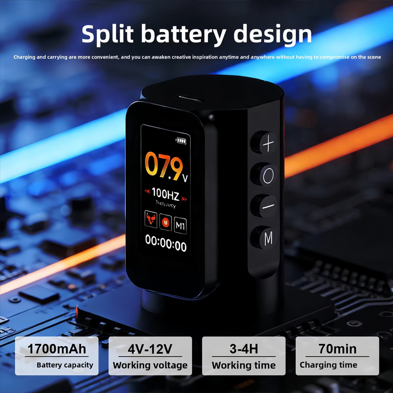 Rechargeable Wireless Brushless Tattoo Pen - Image 4
